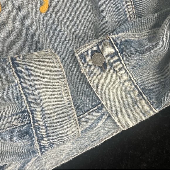 Polo Ralph Lauren Denim Jacket with State Champs & Tiger  Patch - Picture 6 of 7